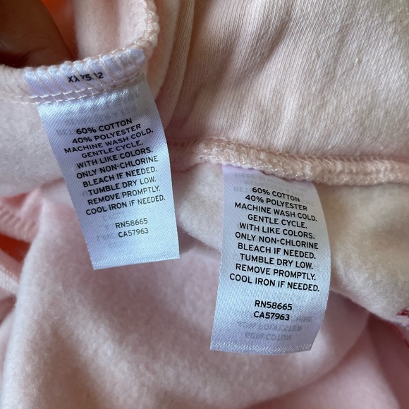 NWT Make + Model Embroidered Sweatshirt & Pants Loungewear Set, Light Pink - Picture 6 of 12